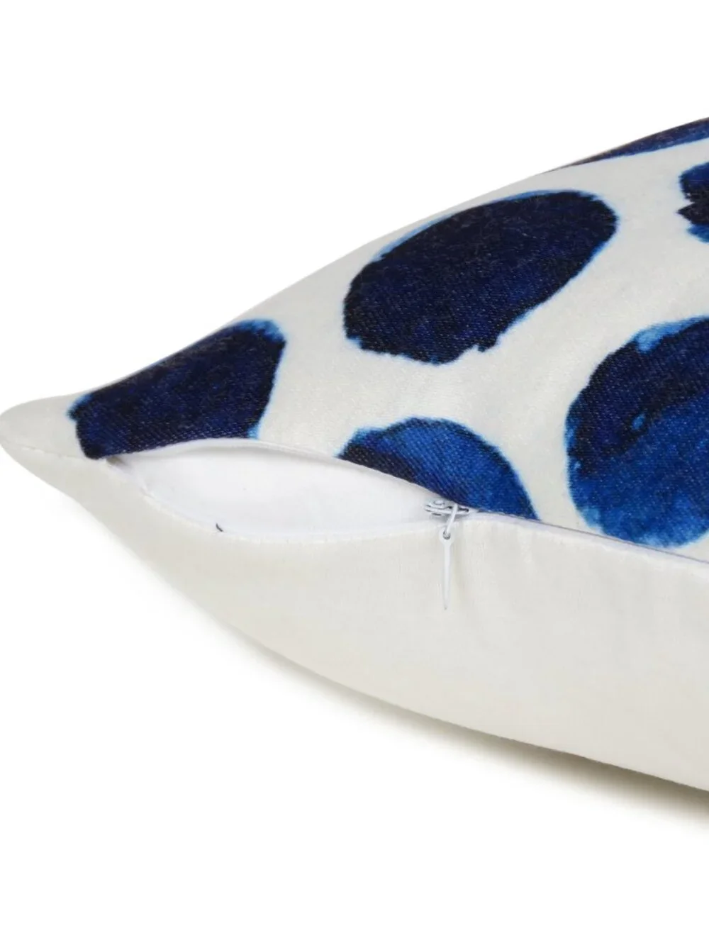 Oussum Watercolor Dot Print Cotton Pillow Case Washable Cushion Cover Set of 2